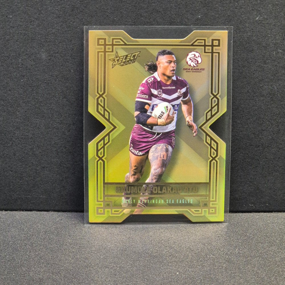 2026 NRL League Heroes Hobby - Colours Diecut - Gold- CDG86 - Haumole Olakau'atu