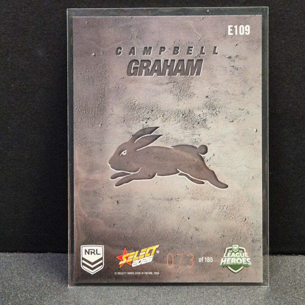 2026 NRL League Heroes Hobby - Etched- E109 - Campbell Graham