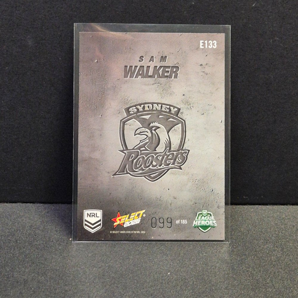 2026 NRL League Heroes Hobby - Etched- E133 - Sam Walker