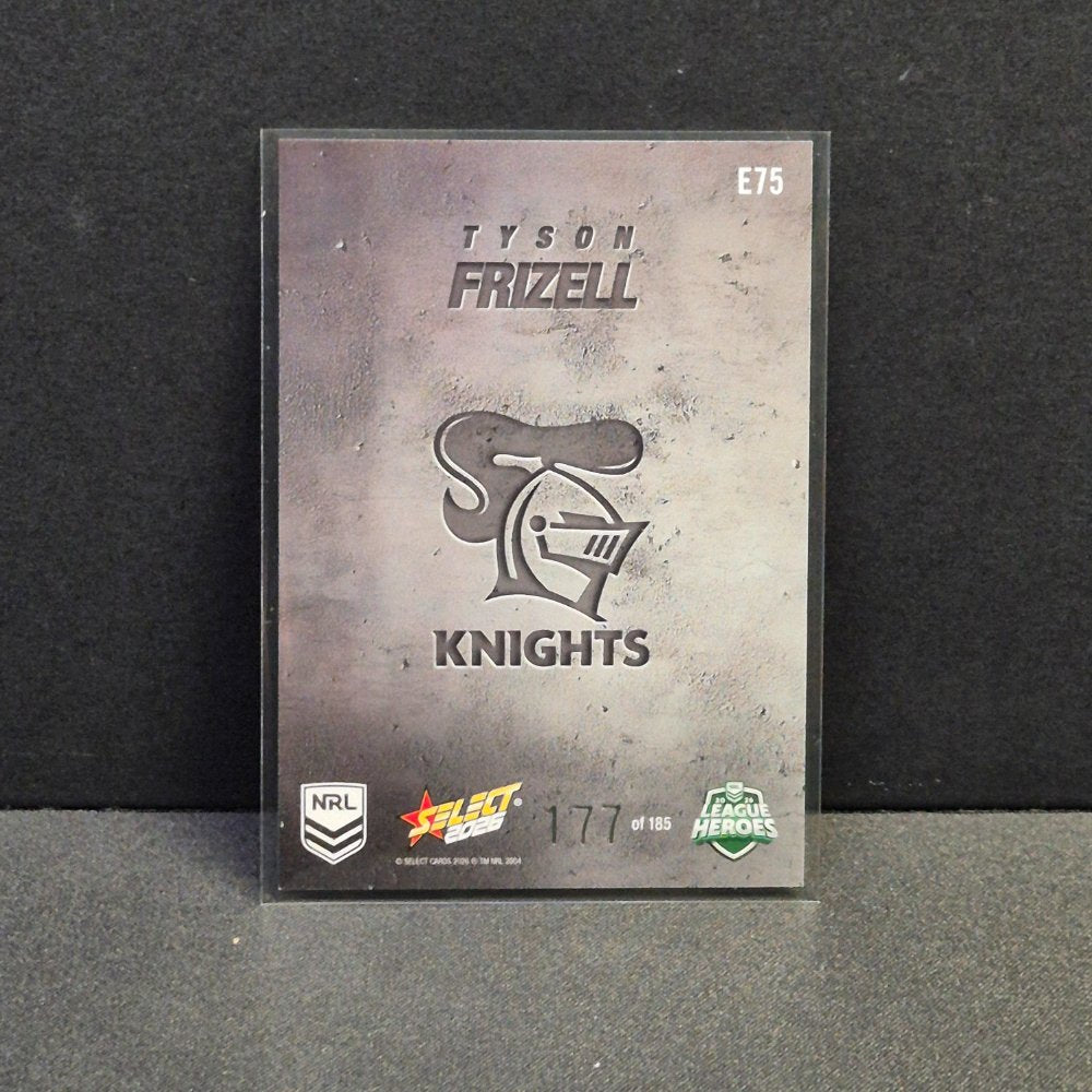 2026 NRL League Heroes Hobby - Etched- E75 - Tyson Frizell