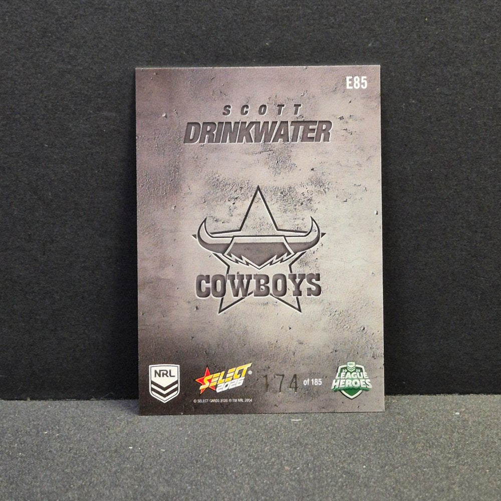 2026 NRL League Heroes Hobby - Etched- E85 - Scott Drinkwater