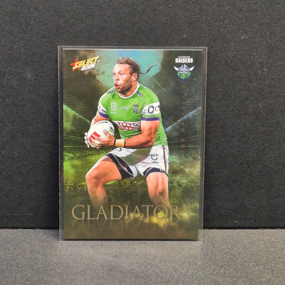 2026 NRL League Heroes Hobby - Gladiators - Gold- GG8 - Sebastian Kris