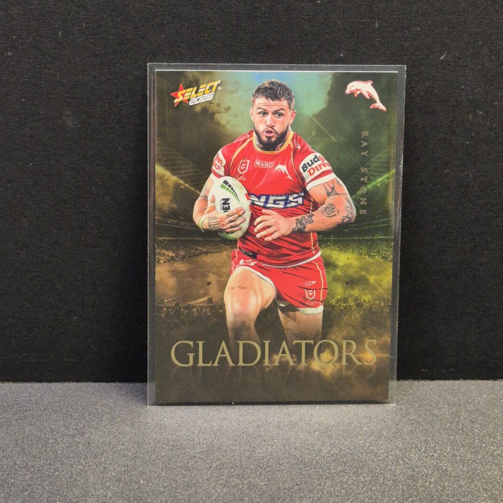2026 NRL League Heroes Hobby - Gladiators - Gold- GG29 - Ray Stone