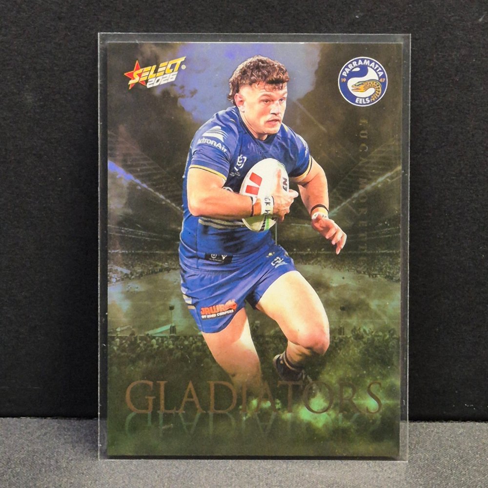 2026 NRL League Heroes Hobby - Gladiators - Gold- GG61 - Luca Moretti