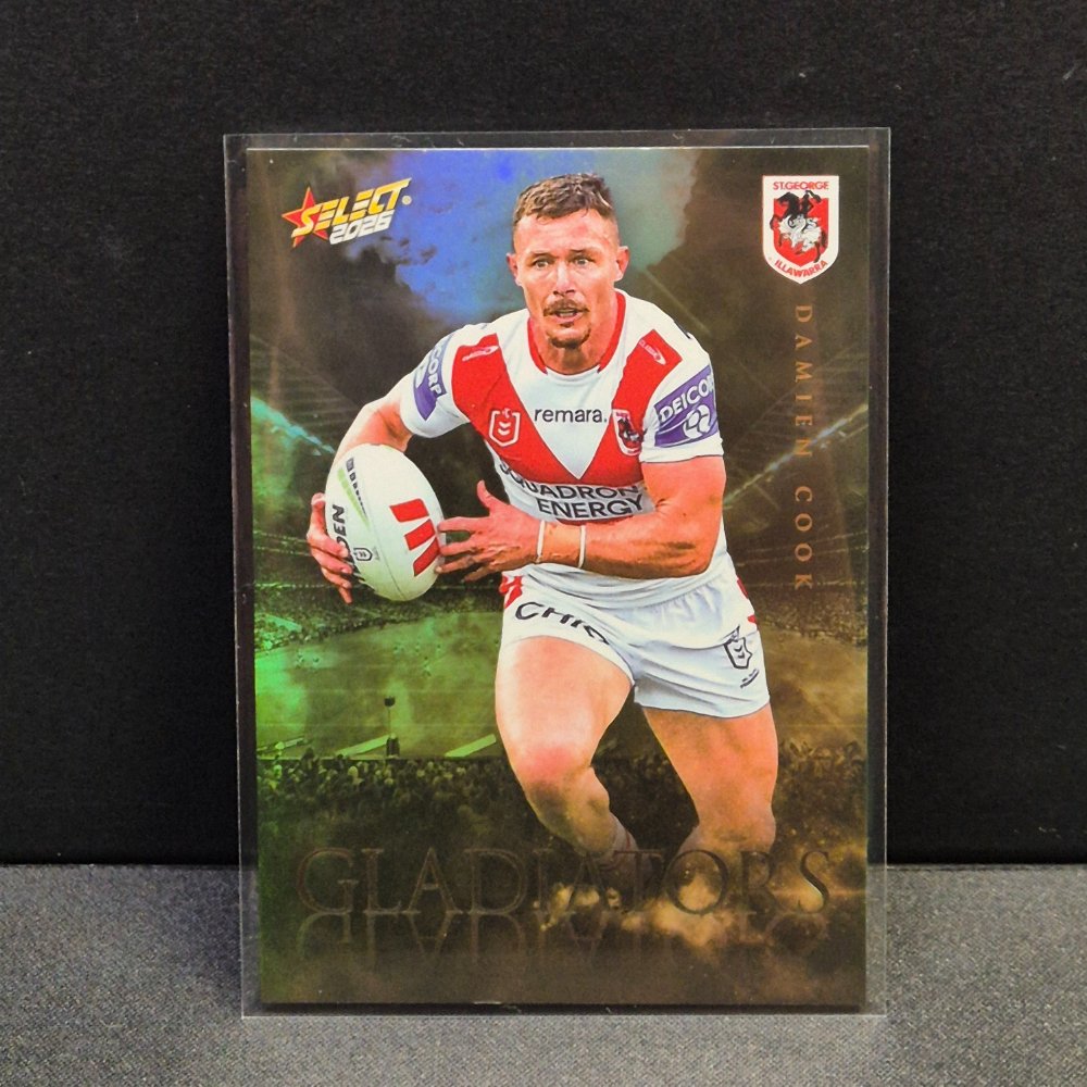 2026 NRL League Heroes Hobby - Gladiators - Gold- GG79 - Damien Cook