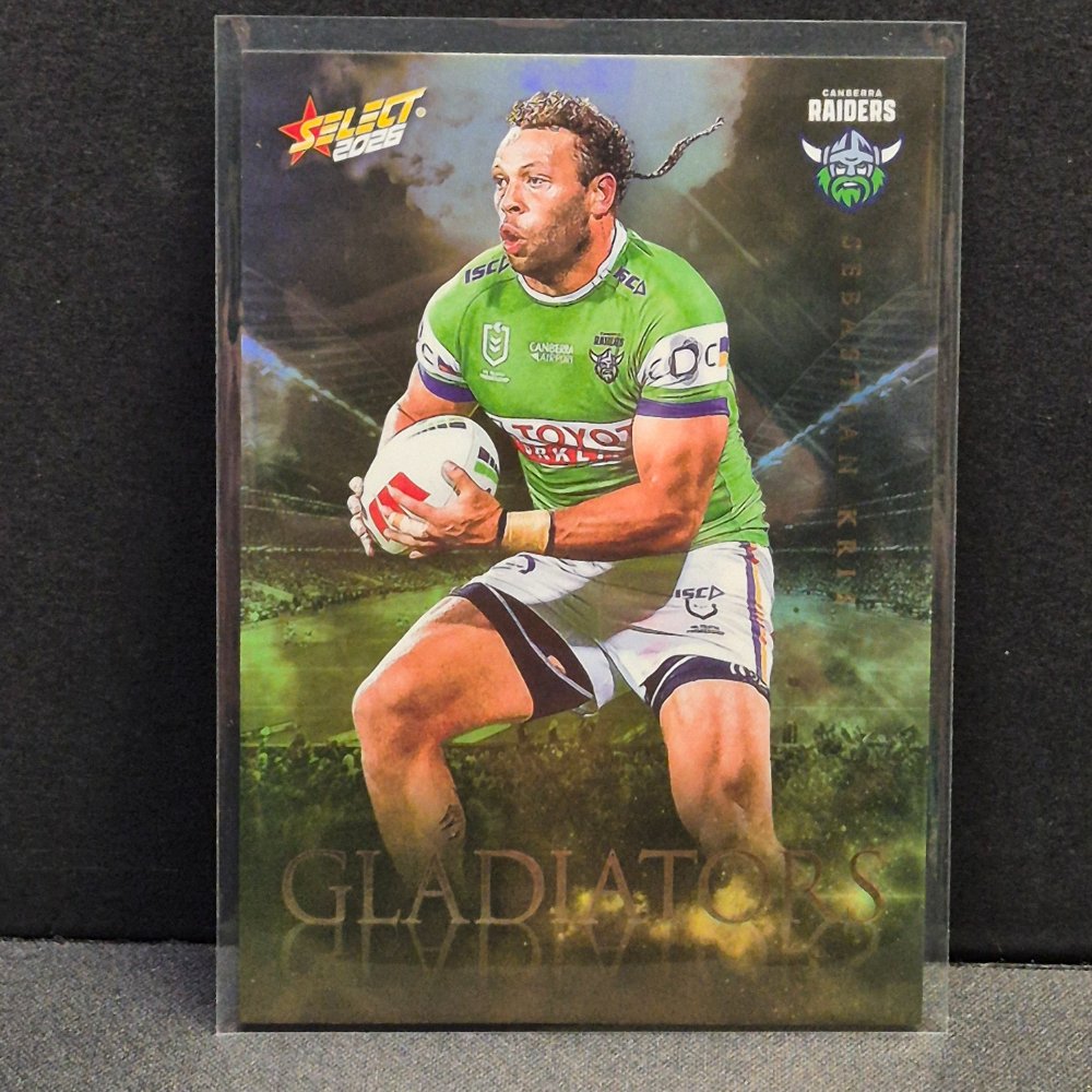 2026 NRL League Heroes Hobby - Gladiators - Gold- GG8 - Sebastian Kris