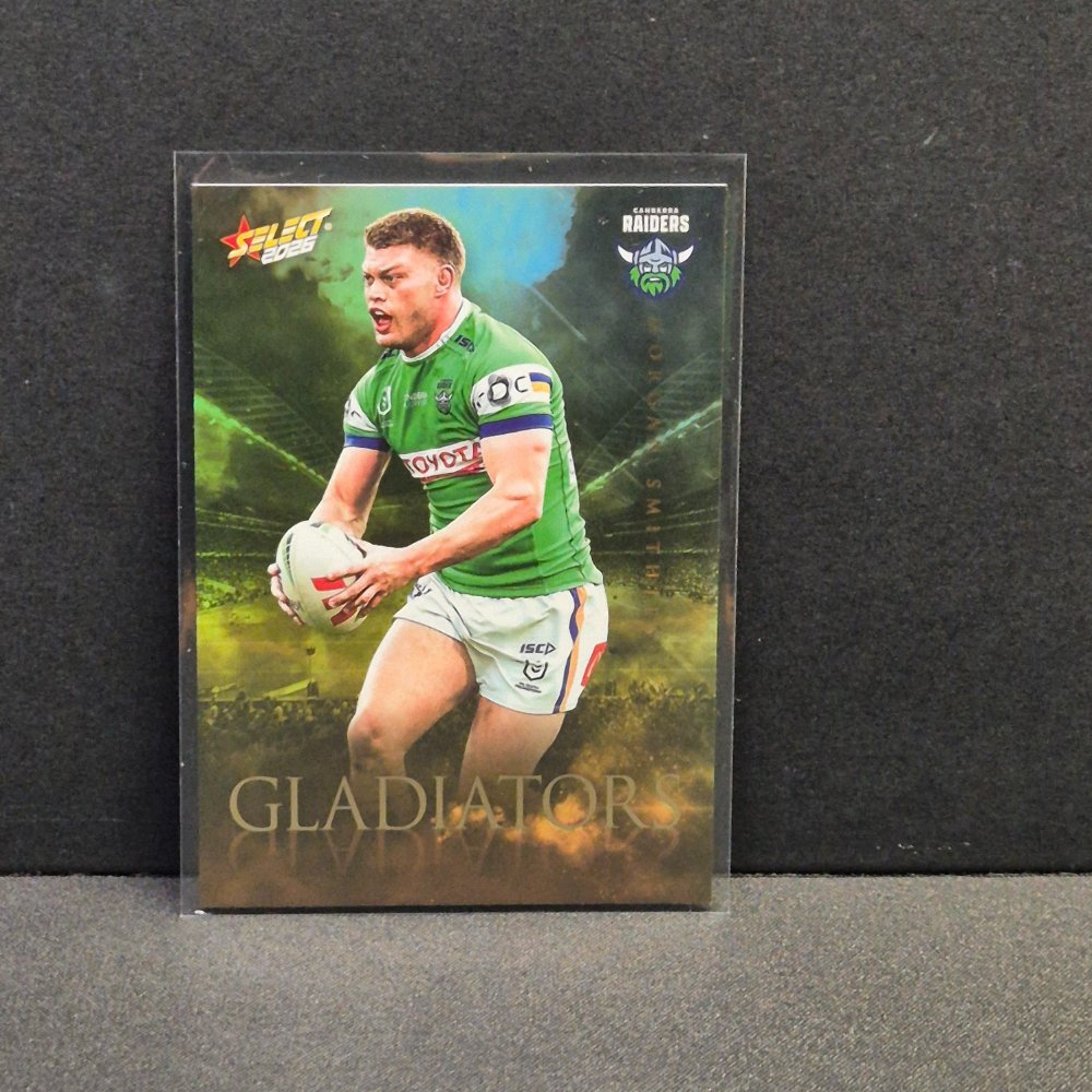 2026 NRL League Heroes Hobby - Gladiators - Gold- GG9 - Morgan Smithies