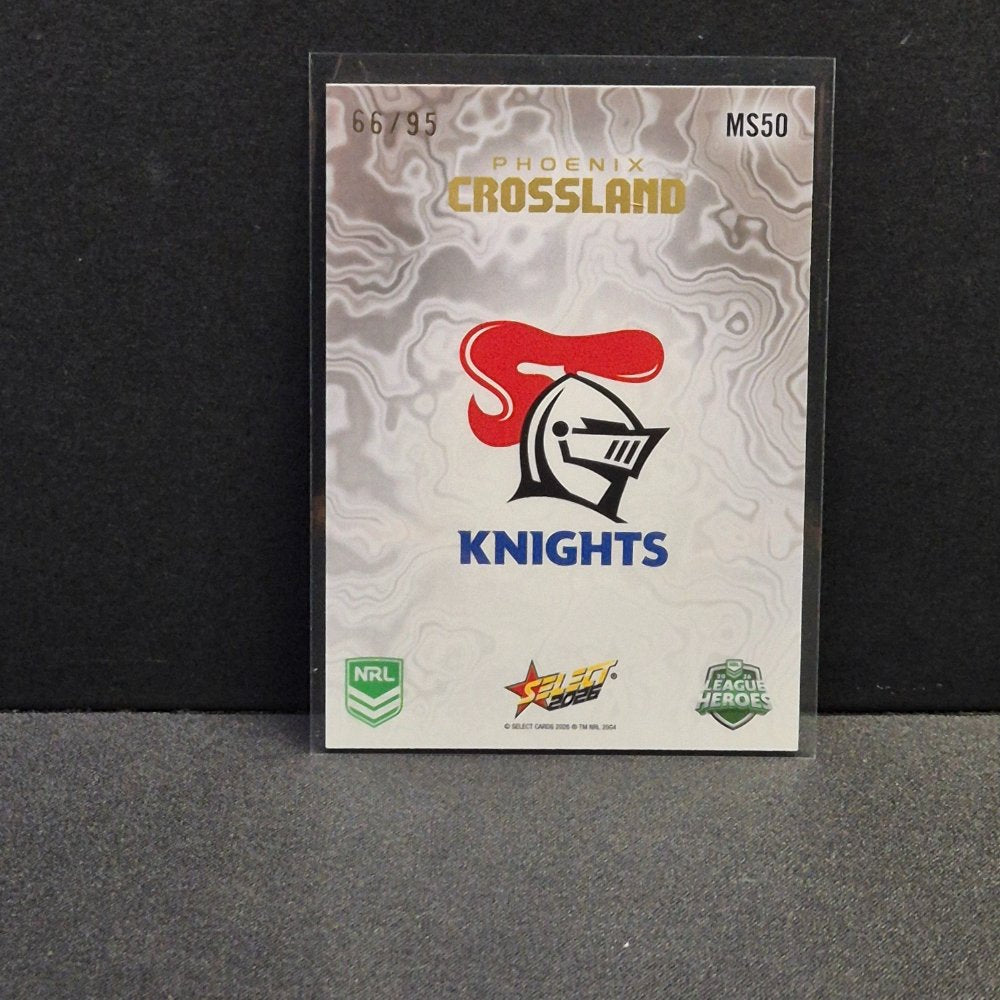 2026 NRL League Heroes Hobby - Mercury - Sterling - MS50 - Phoenix Crossland
