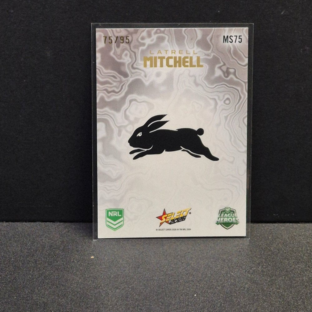 2026 NRL League Heroes Hobby - Mercury - Sterling - MS75 - Latrell Mitchell