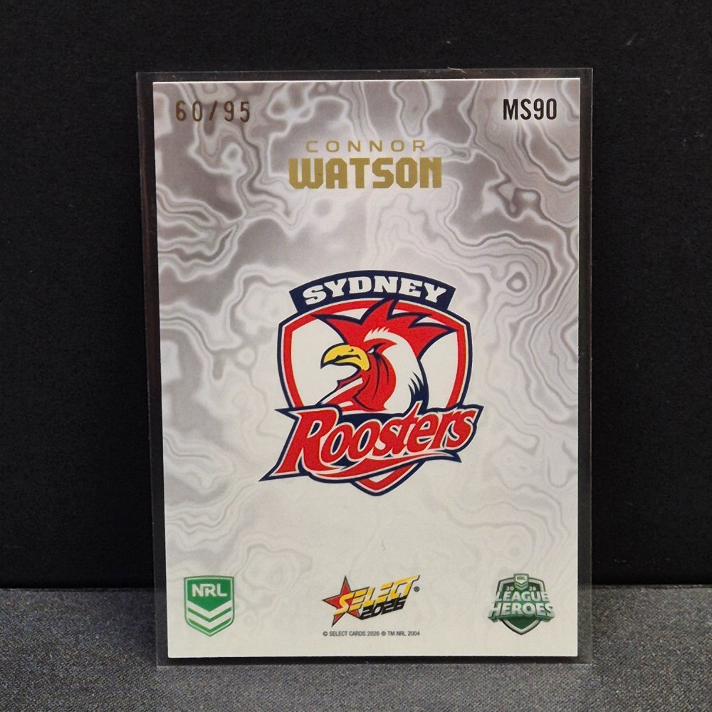 2026 NRL League Heroes Hobby - Mercury - Sterling - MS90 - Connor Watson