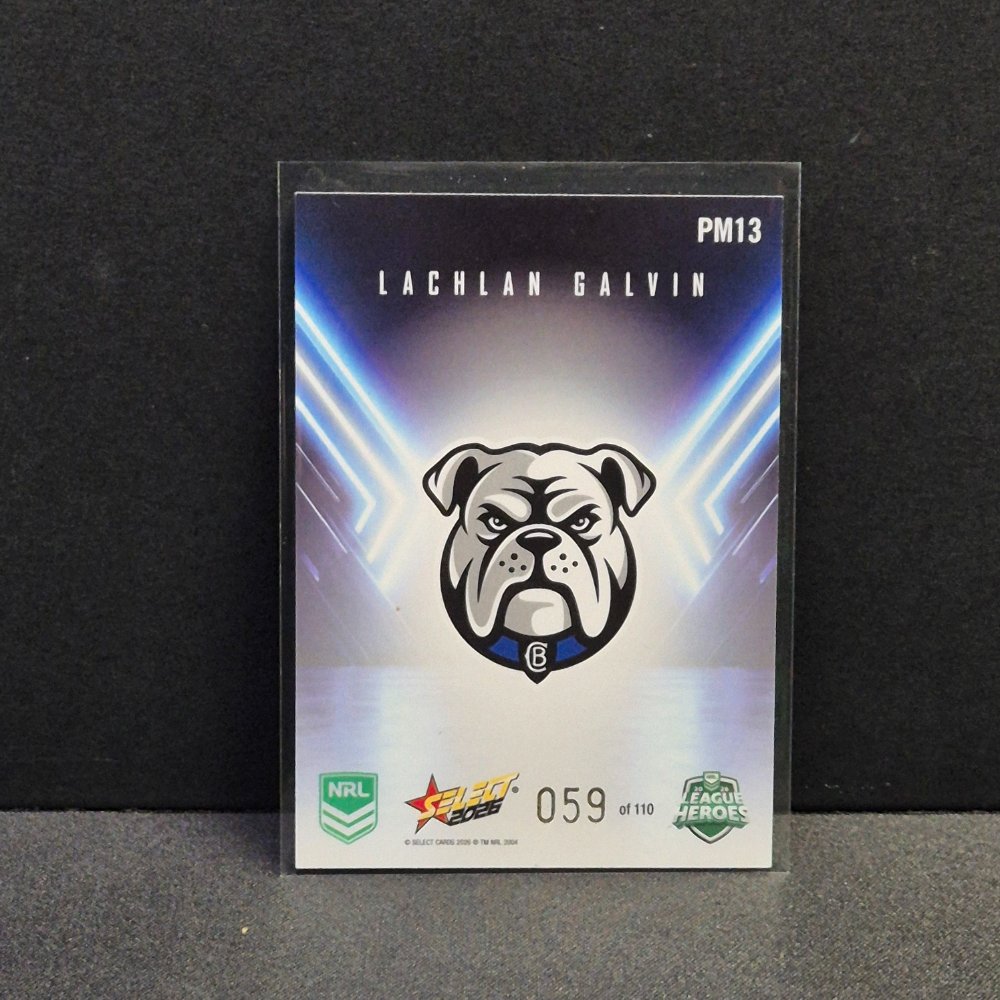 2026 NRL League Heroes Hobby - Playmakers - PM13 - Lachlan Galvin