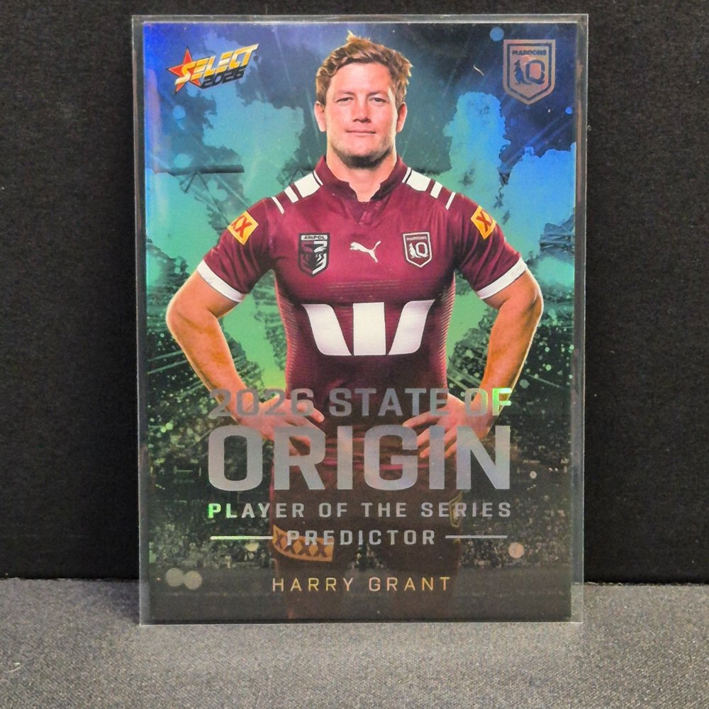 2026 NRL League Heroes Hobby - State of Origin Predictor - Platinum - SPP10 Harry Grant