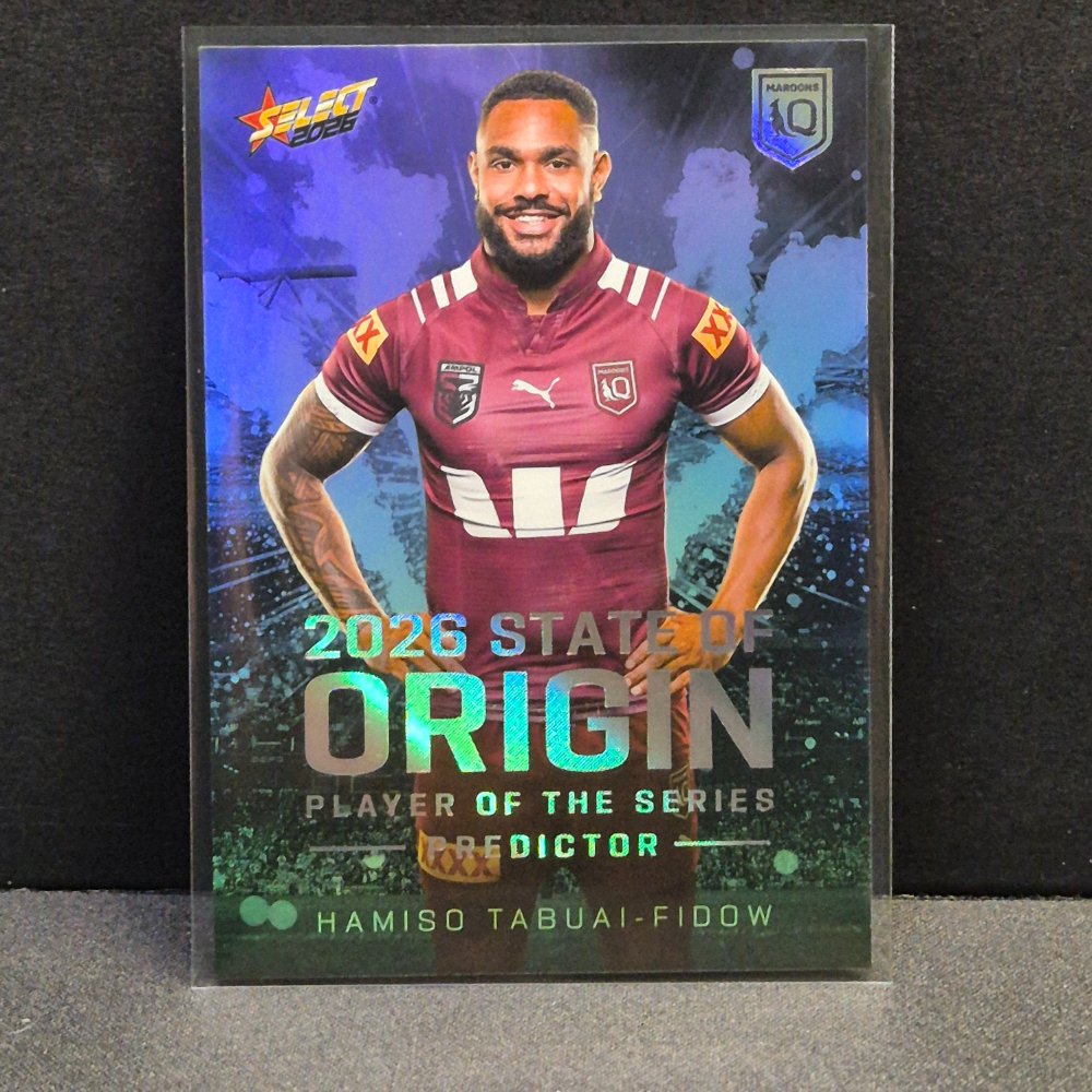 2026 NRL League Heroes Hobby - State of Origin Predictor - Platinum - SPP13 Hamiso Tabuai-Fidow