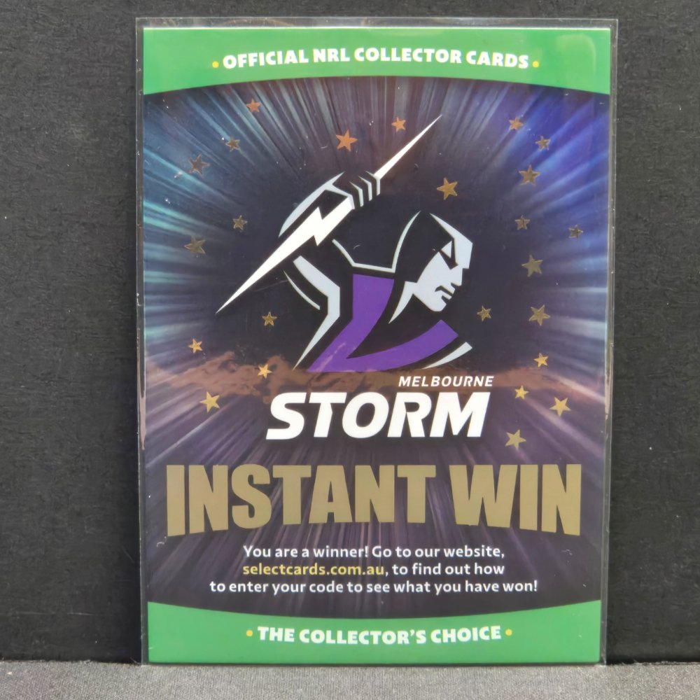 2026 NRL League Heroes - Instant Win - Redeemed - Melbourne Storm