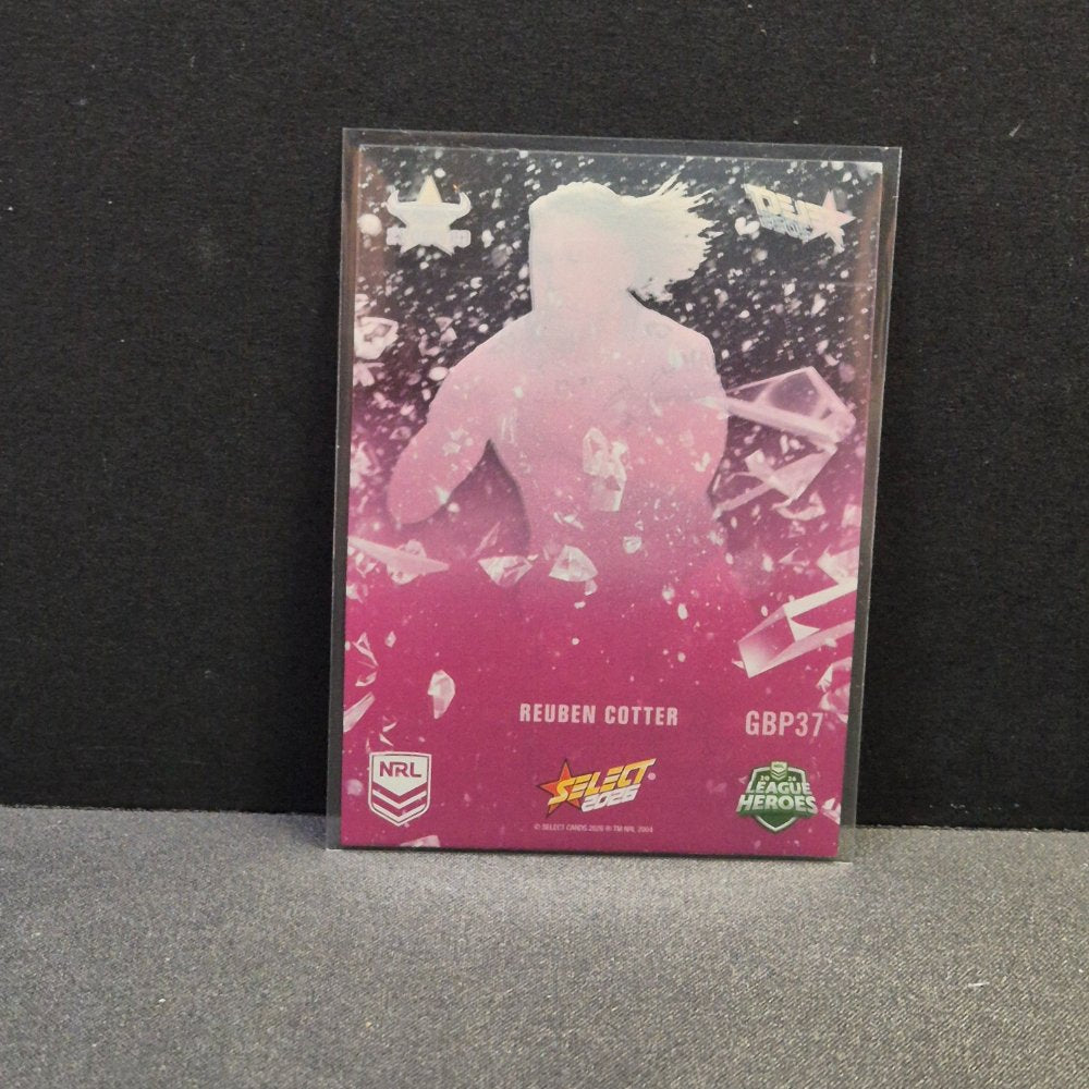 2026 NRL League Heroes - Game Breakers - Pink - GBP37 - Reuben Cotter