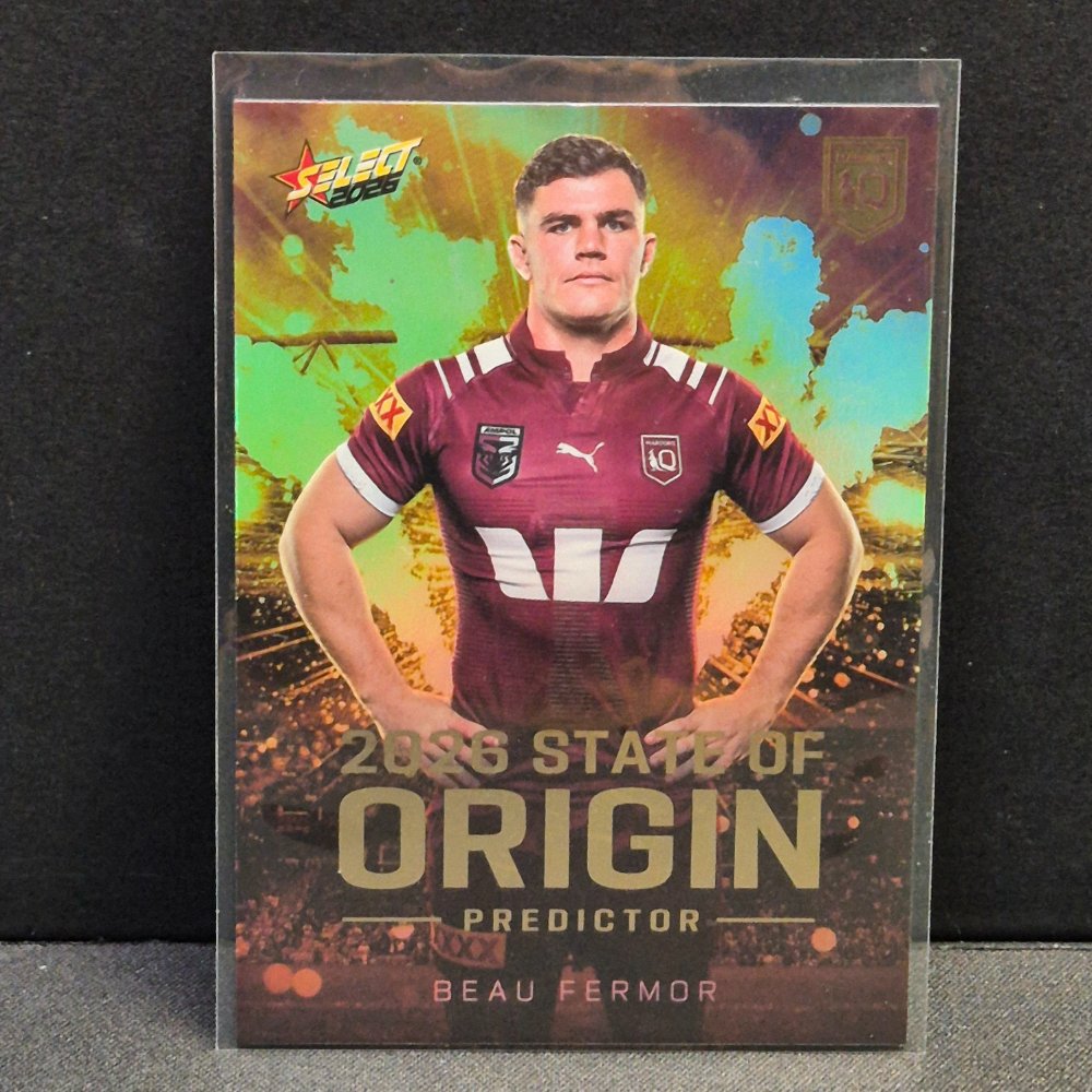 2026 NRL League Heroes - State of Origin Predictor Gold - SPG28 - Queensland - Beau Fermor