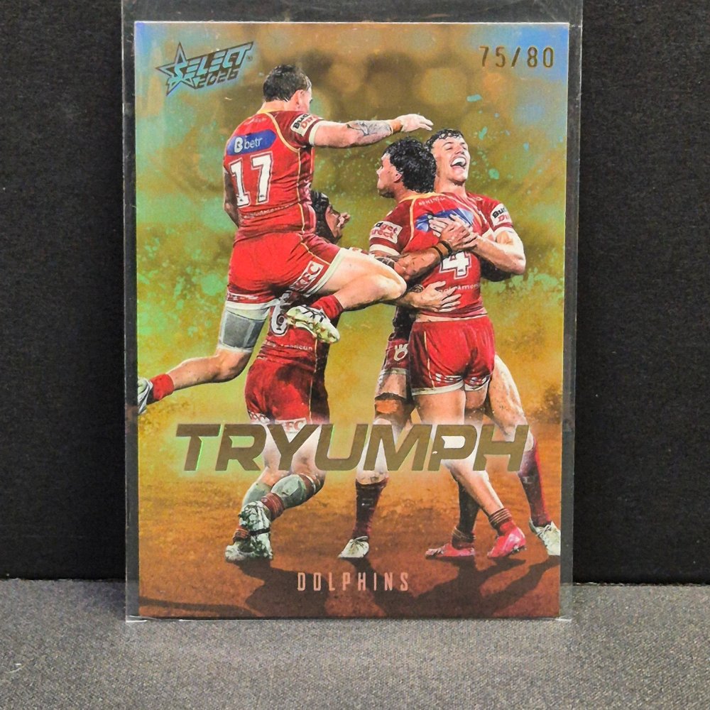 2026 NRL League Heroes Tryumph Gold TG29 Dolphins #75/80