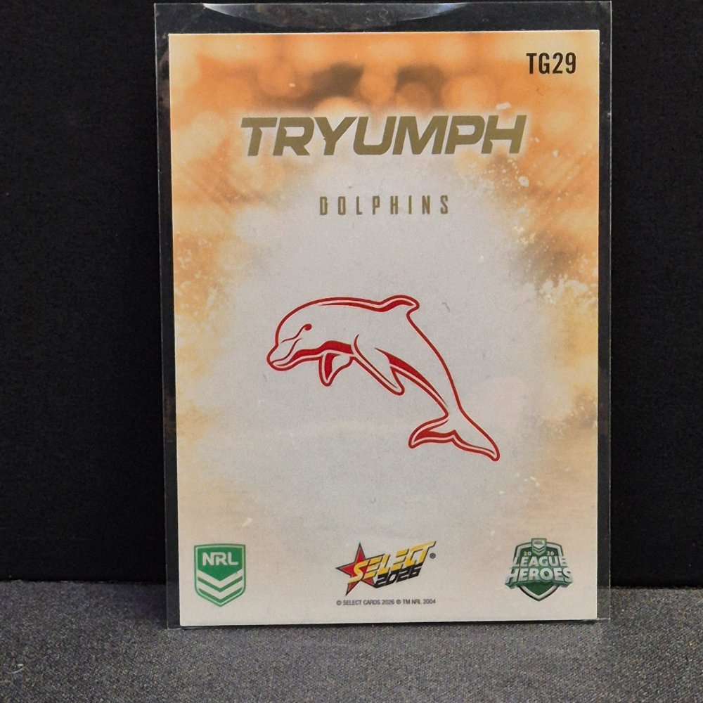 2026 NRL League Heroes Tryumph Gold TG29 Dolphins #75/80