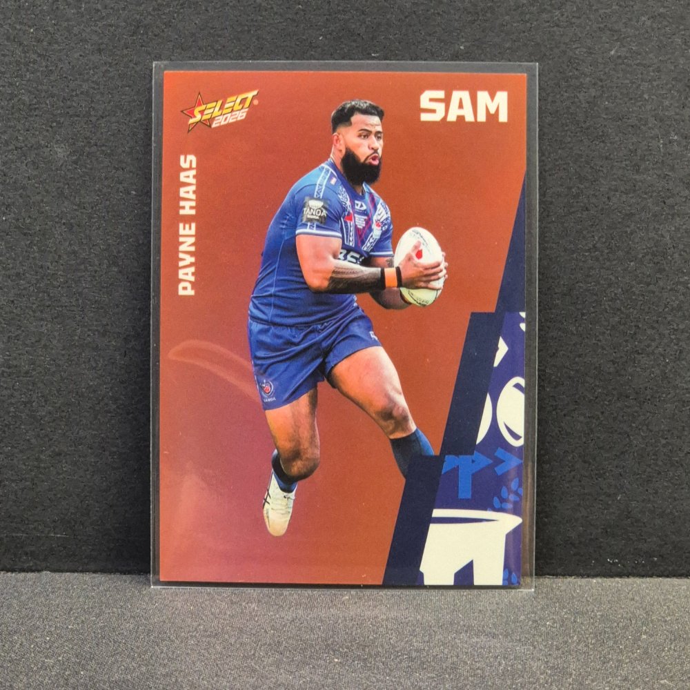 2026 NRL Rugby League World Cup Hobby - Parallel Orange - BO109 - Payne Haas