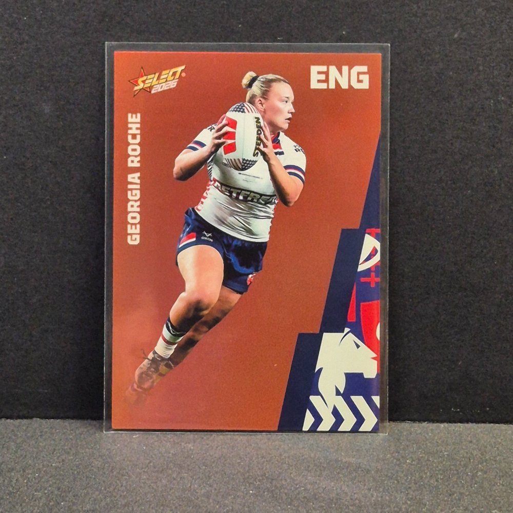 2026 NRL Rugby League World Cup Hobby - Parallel Orange - BO138 - Georgia Roche