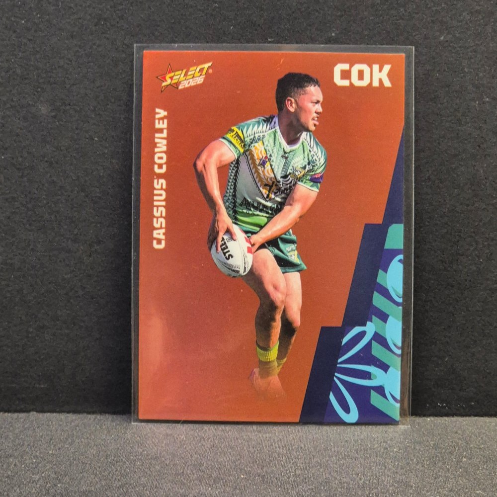 2026 NRL Rugby League World Cup Hobby - Parallel Orange - BO16 - Cassius Cowley