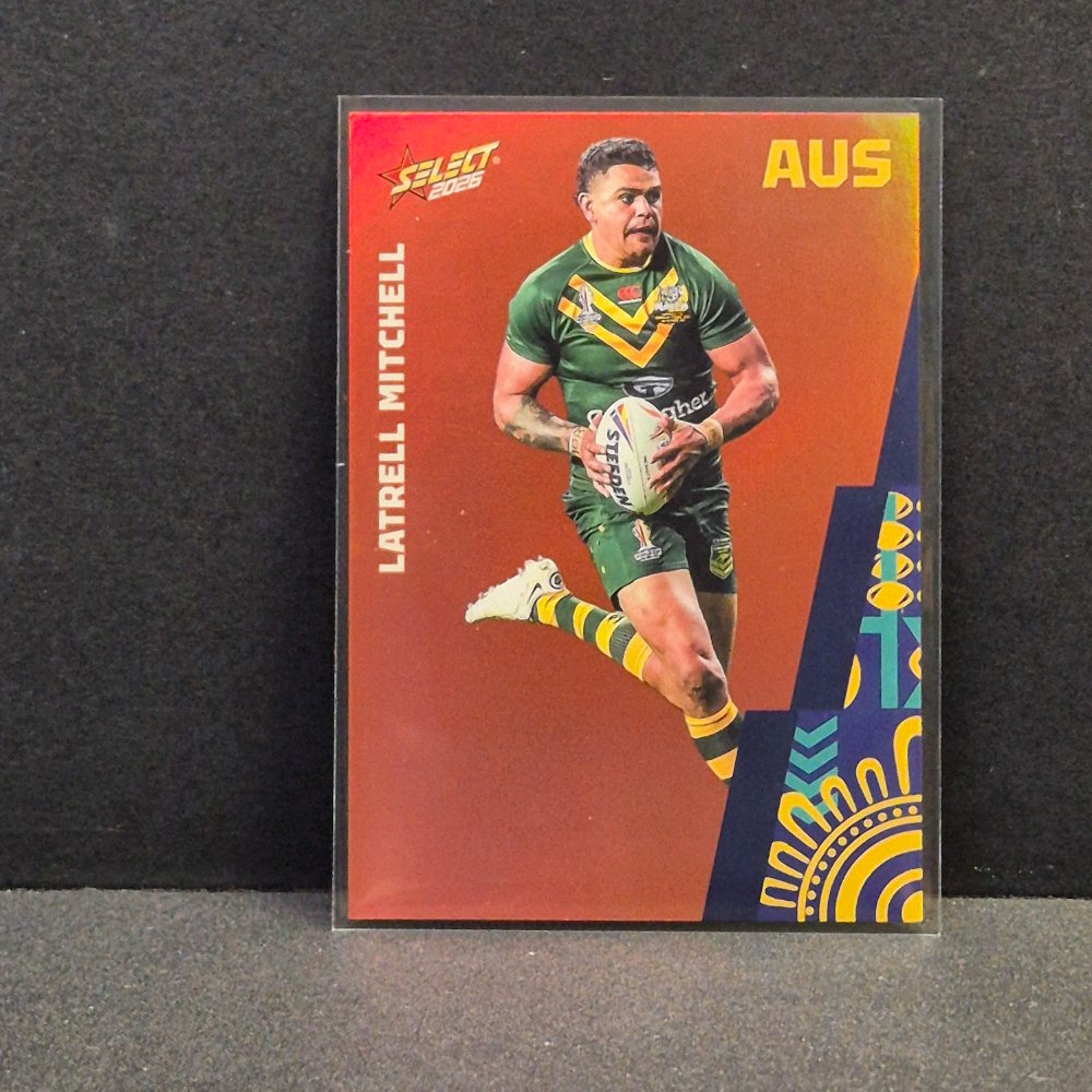 2026 NRL Rugby League World Cup Hobby - Parallel Orange - BO7 - Latrell Mitchell
