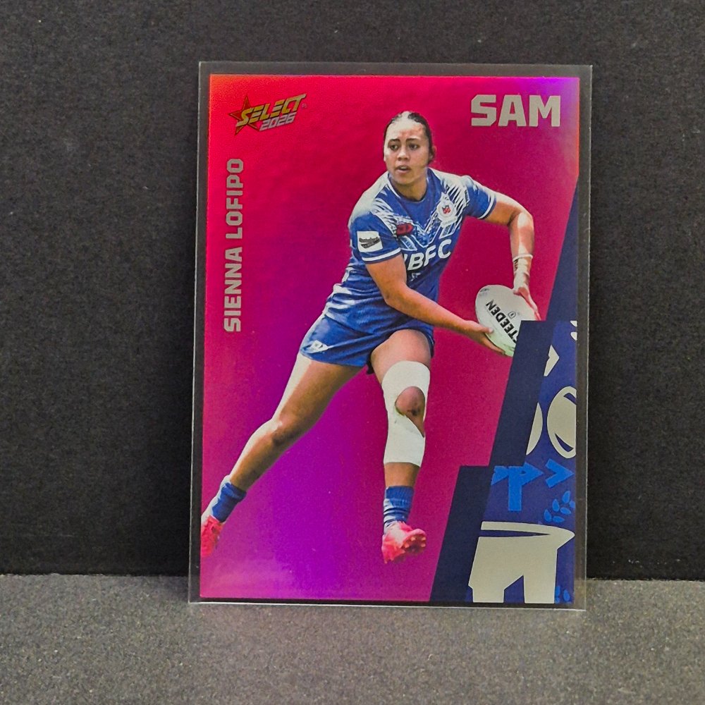 2026 NRL Rugby League World Cup Hobby - Parallel Pink - BP150 - Sienna Lofipo