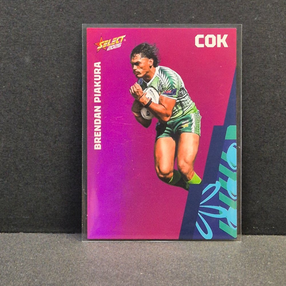 2026 NRL Rugby League World Cup Hobby - Parallel Pink - BP23 - Brendan Piakura
