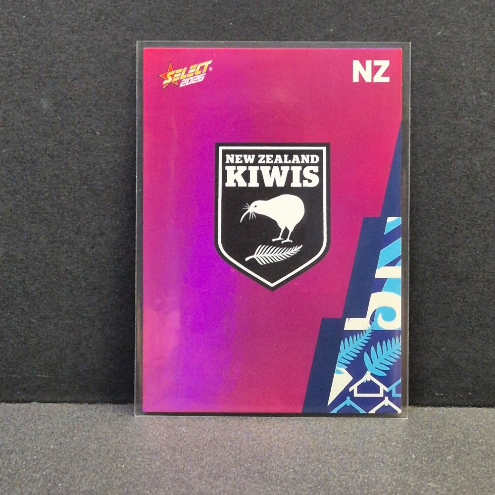 2026 NRL Rugby League World Cup Hobby - Parallel Pink - BP80 - New Zealand Checklist