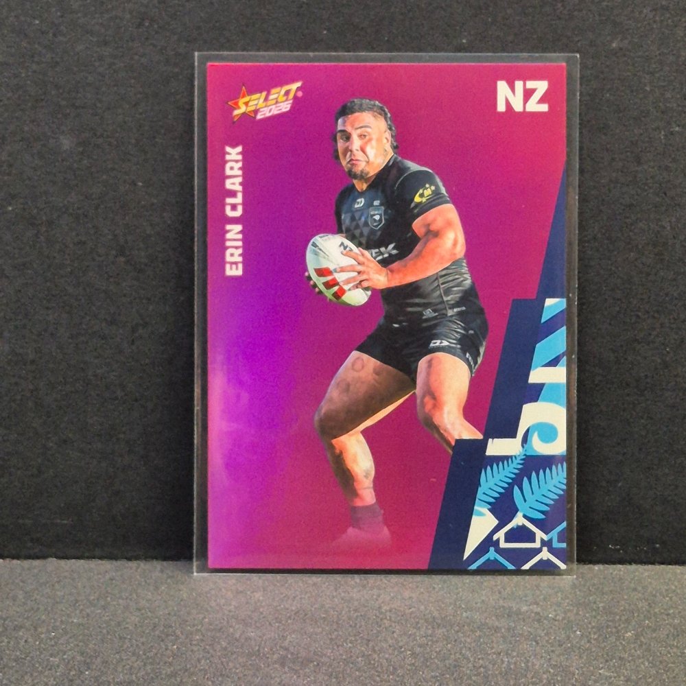 2026 NRL Rugby League World Cup Hobby - Parallel Pink - BP82 - Erin Clark