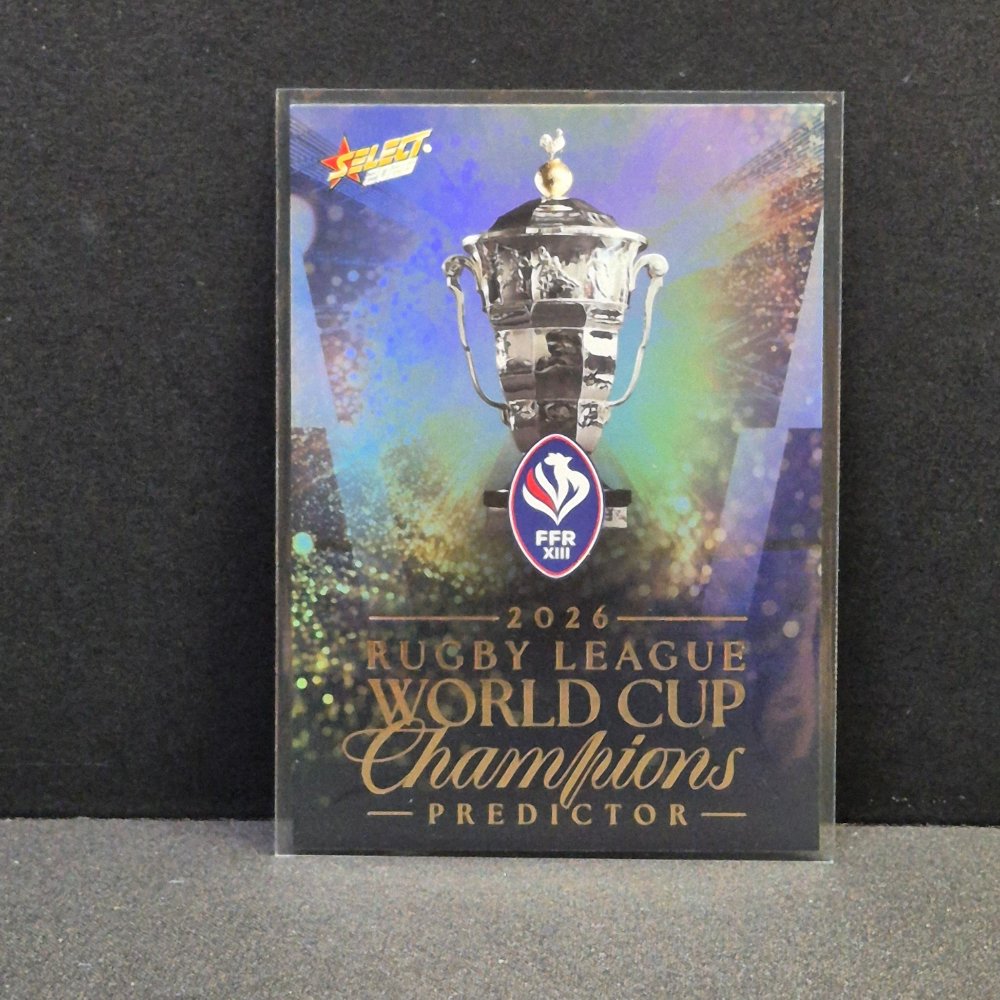2026 NRL Rugby League World Cup Hobby - Champions Predictor - WCP5 - France
