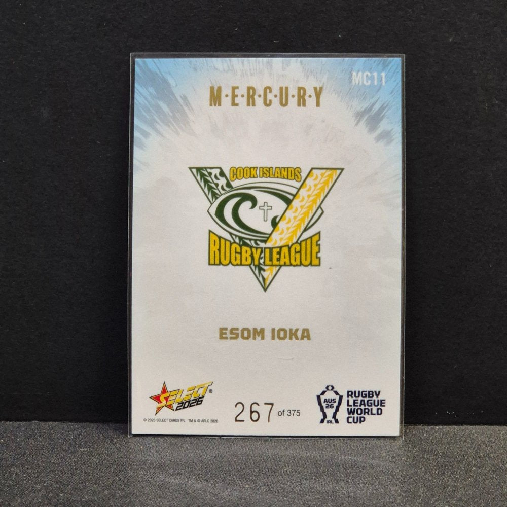 2026 NRL Rugby League World Cup Hobby - Mercury Country - MC11 - Esom Ioka