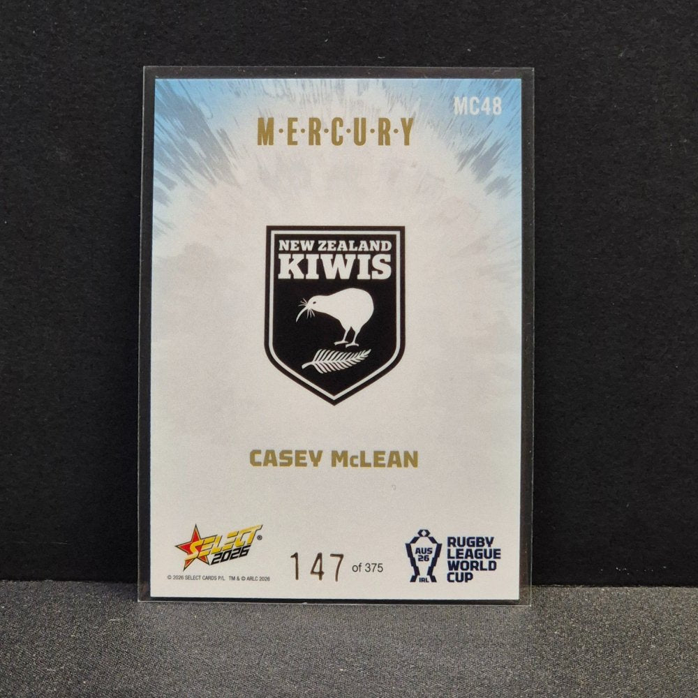2026 NRL Rugby League World Cup Hobby - Mercury Country - MC48 - Casey McLean