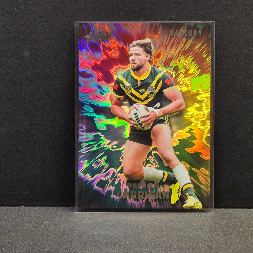 2026 NRL Rugby League World Cup Hobby - Mercury Rainbow - MR1 - Patrick Carrigan