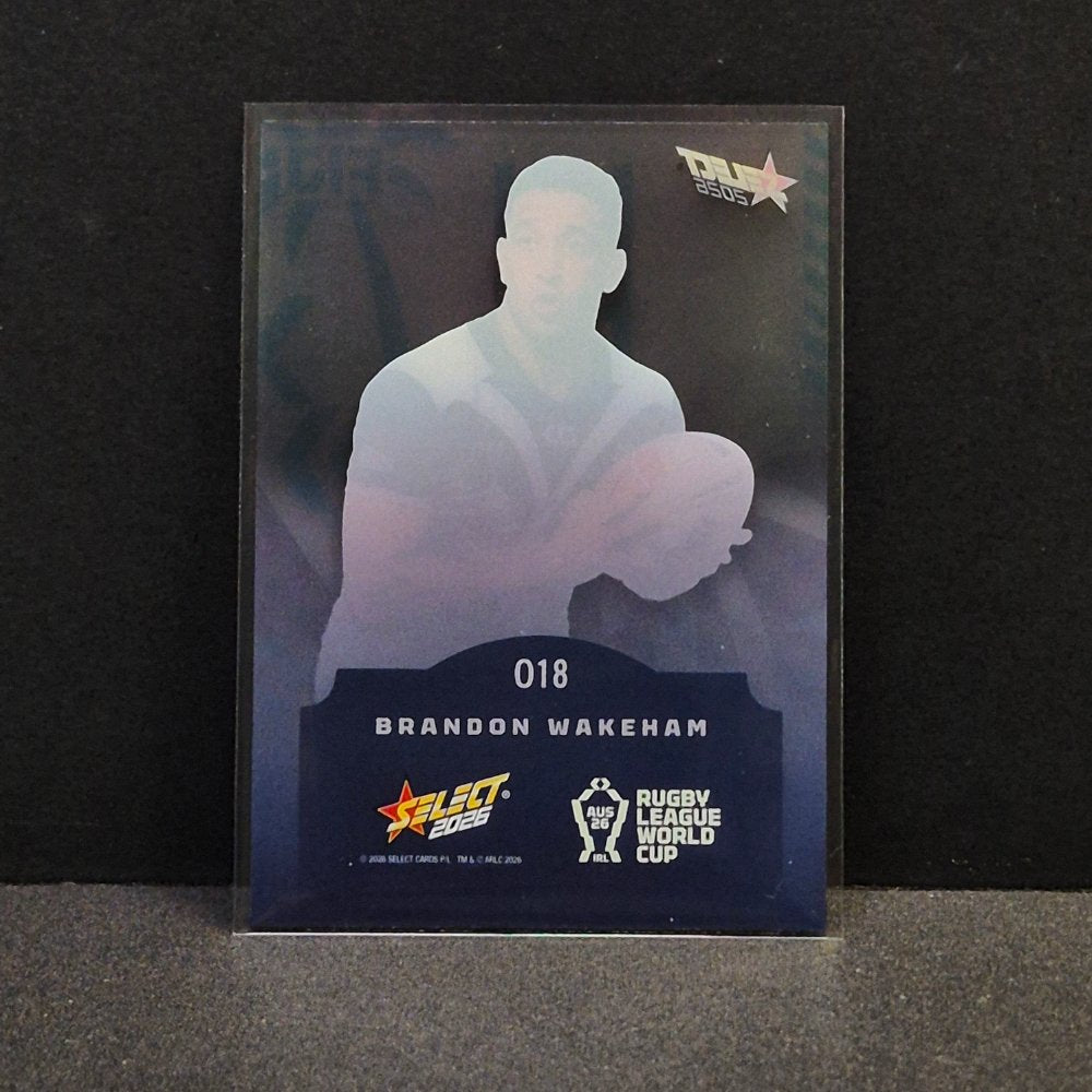 2026 NRL Rugby League World Cup Hobby - Origins - O18 - Brandon Wakeham