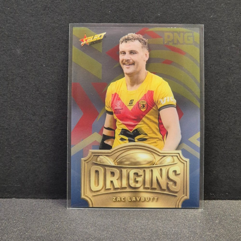 2026 NRL Rugby League World Cup Hobby - Origins - O30 - Zac Laybutt