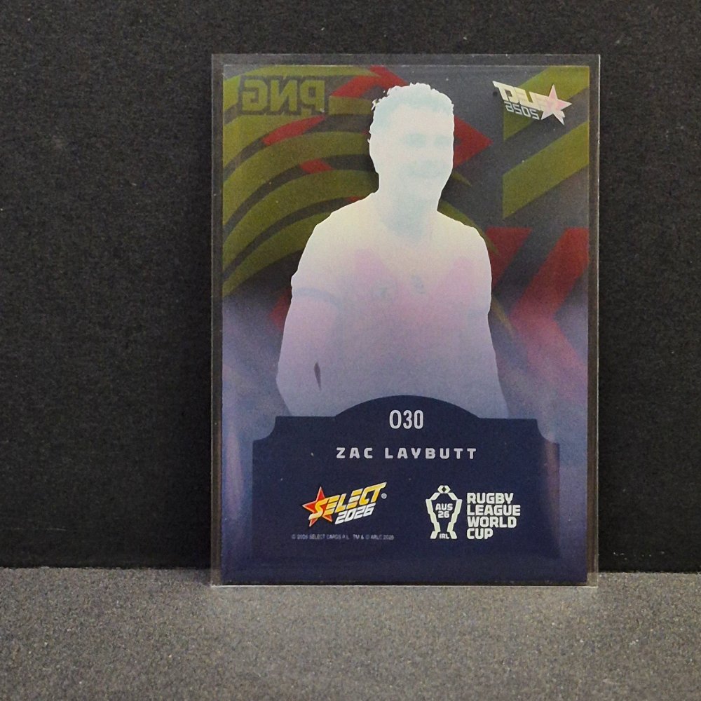 2026 NRL Rugby League World Cup Hobby - Origins - O30 - Zac Laybutt