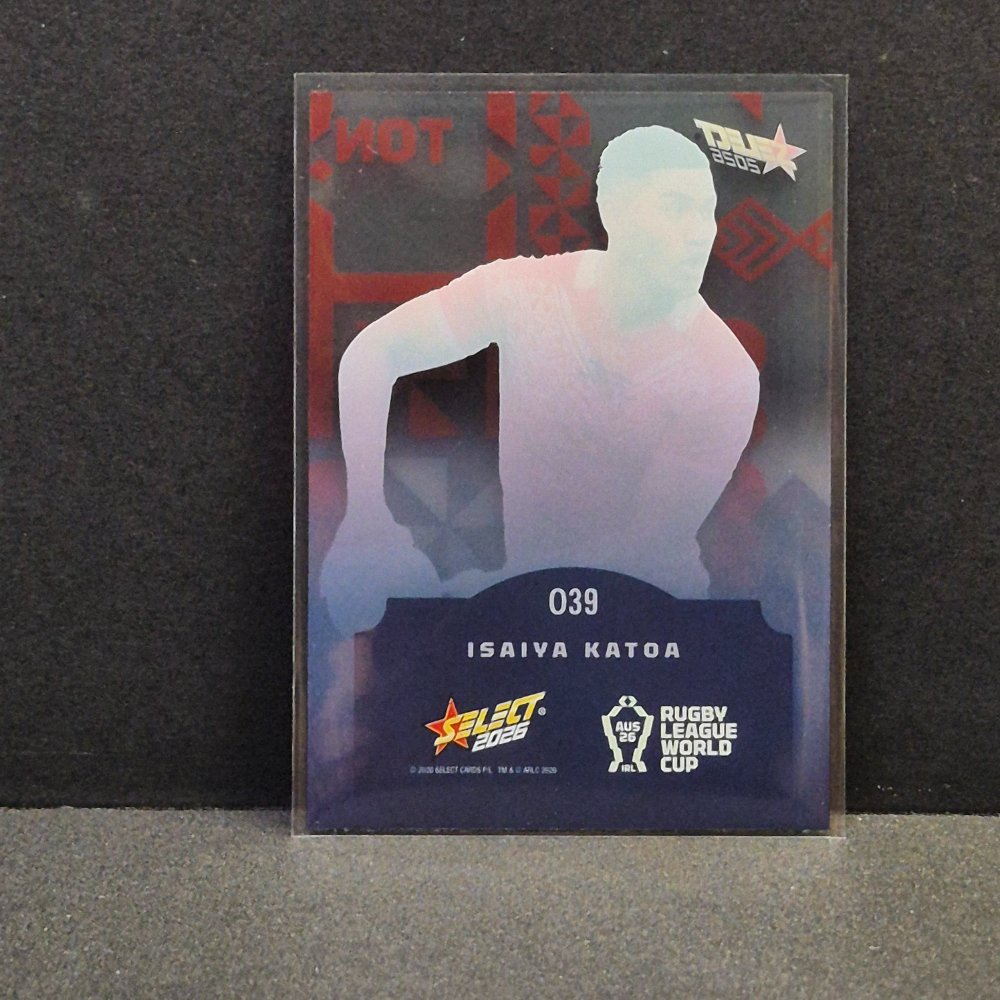 2026 NRL Rugby League World Cup Hobby - Origins - O39 - Isaiya Katoa