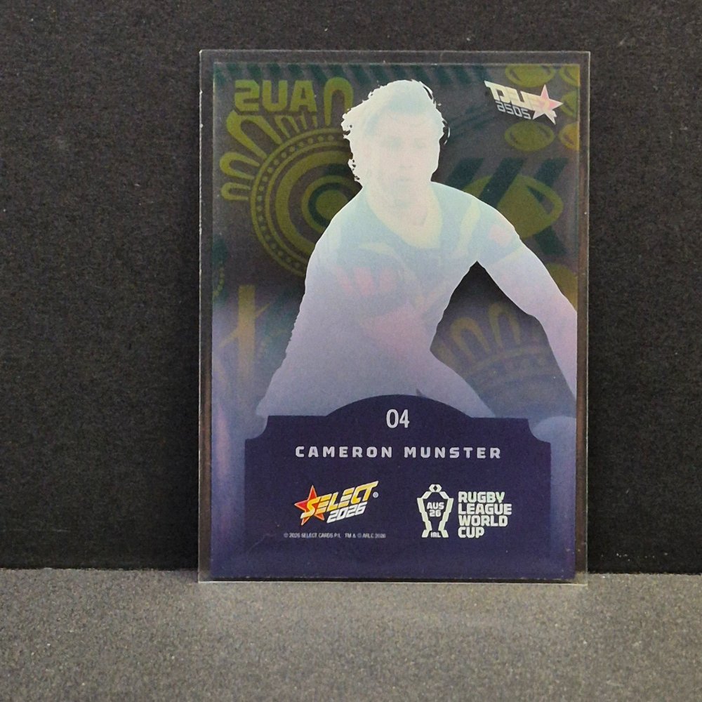 2026 NRL Rugby League World Cup Hobby - Origins - O4 - Cameron Munster