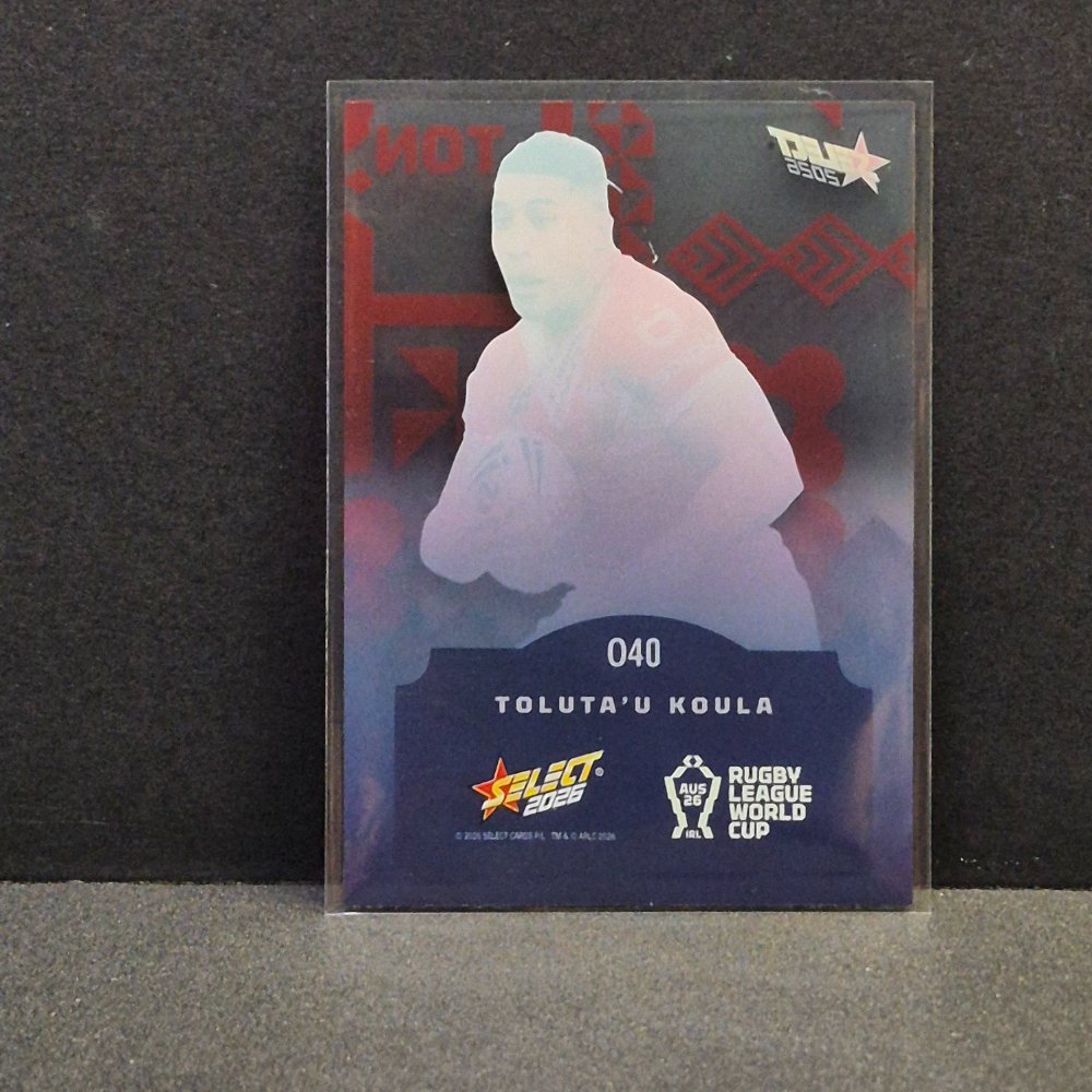 2026 NRL Rugby League World Cup Hobby - Origins - O40 - Toluta'u Koula
