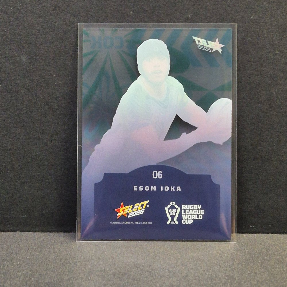2026 NRL Rugby League World Cup Hobby - Origins - O6 - Esom Ioka