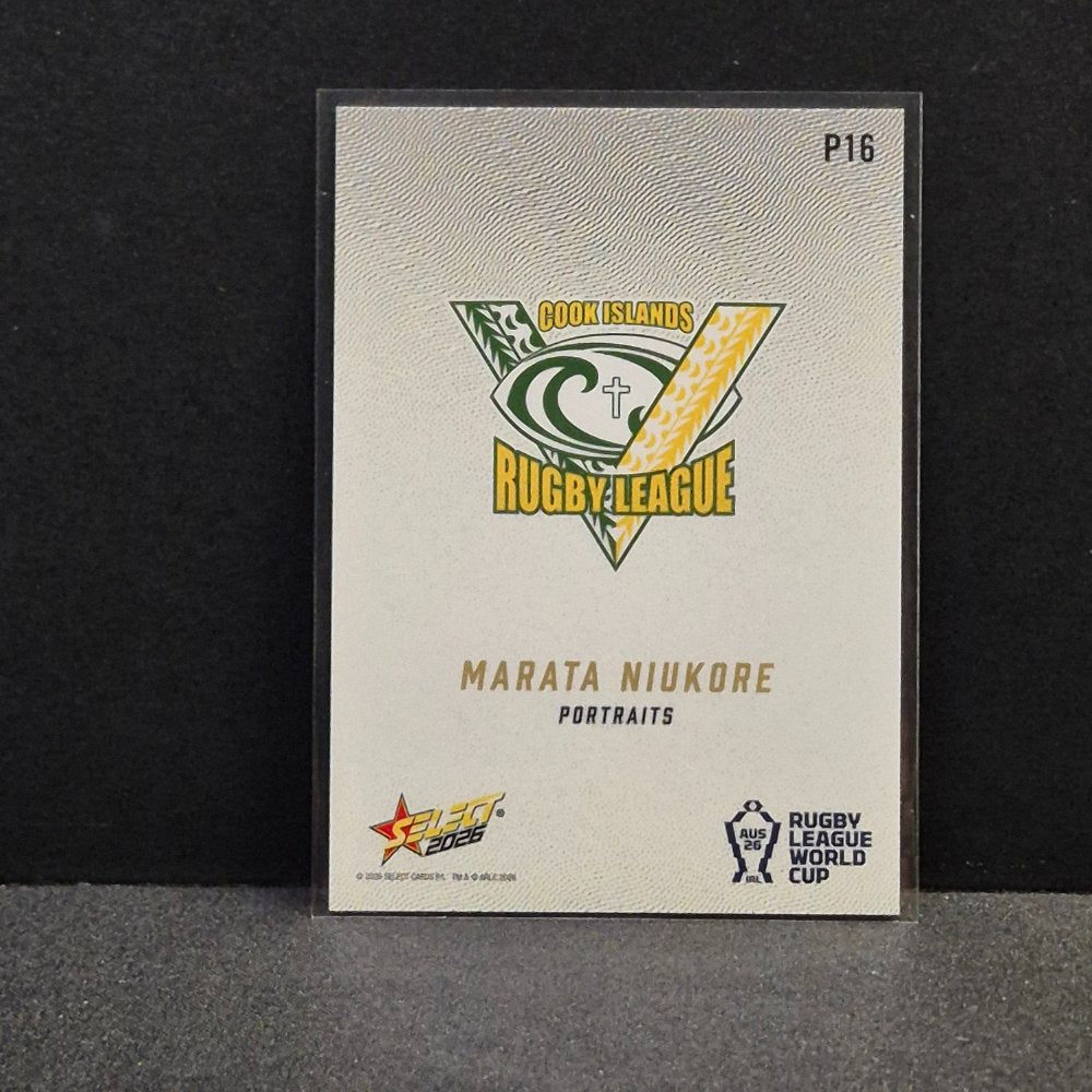 2026 NRL Rugby League World Cup Hobby - Portraits - P16 - Marata Niukore