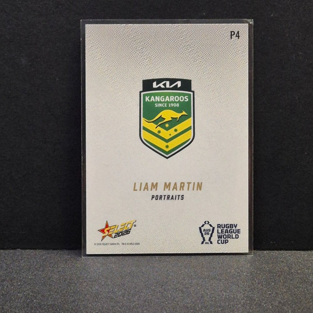 2026 NRL Rugby League World Cup Hobby - Portraits - P4 - Liam Martin