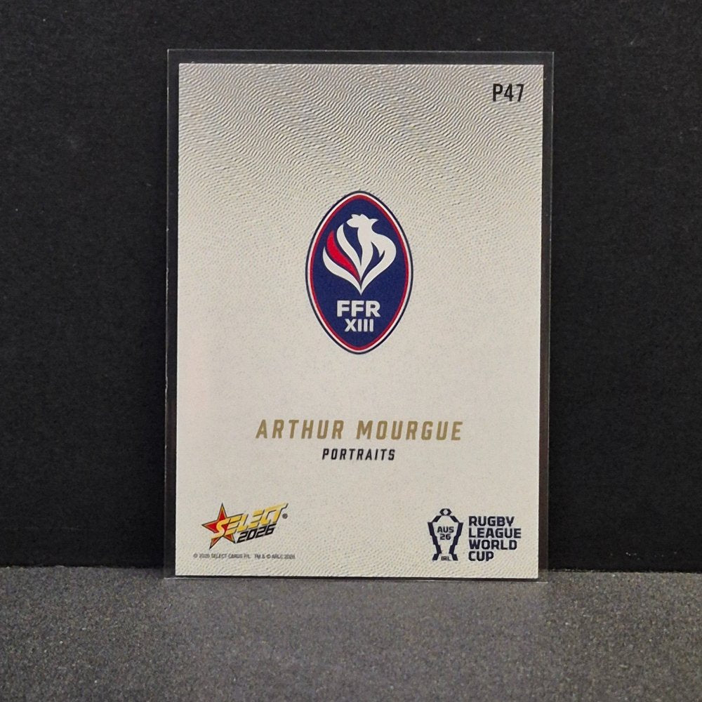 2026 NRL Rugby League World Cup Hobby - Portraits - P47 - Arthur Mourgue