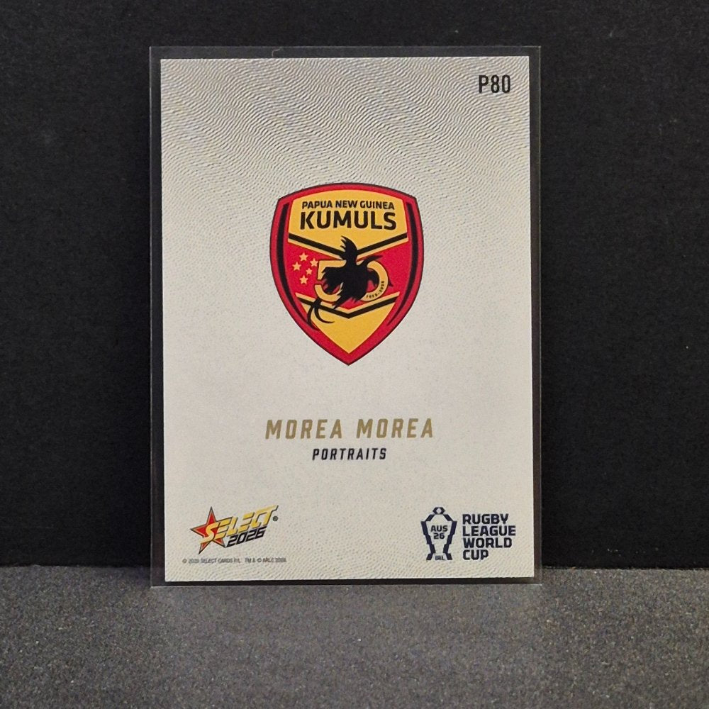 2026 NRL Rugby League World Cup Hobby - Portraits - P80 - Morea Morea