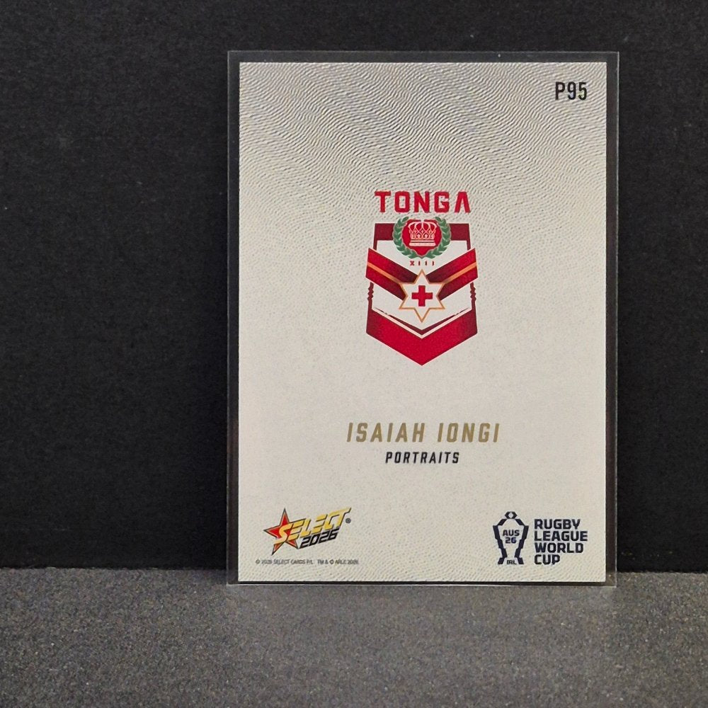 2026 NRL Rugby League World Cup Hobby - Portraits - P95 - Isaiah Iongi