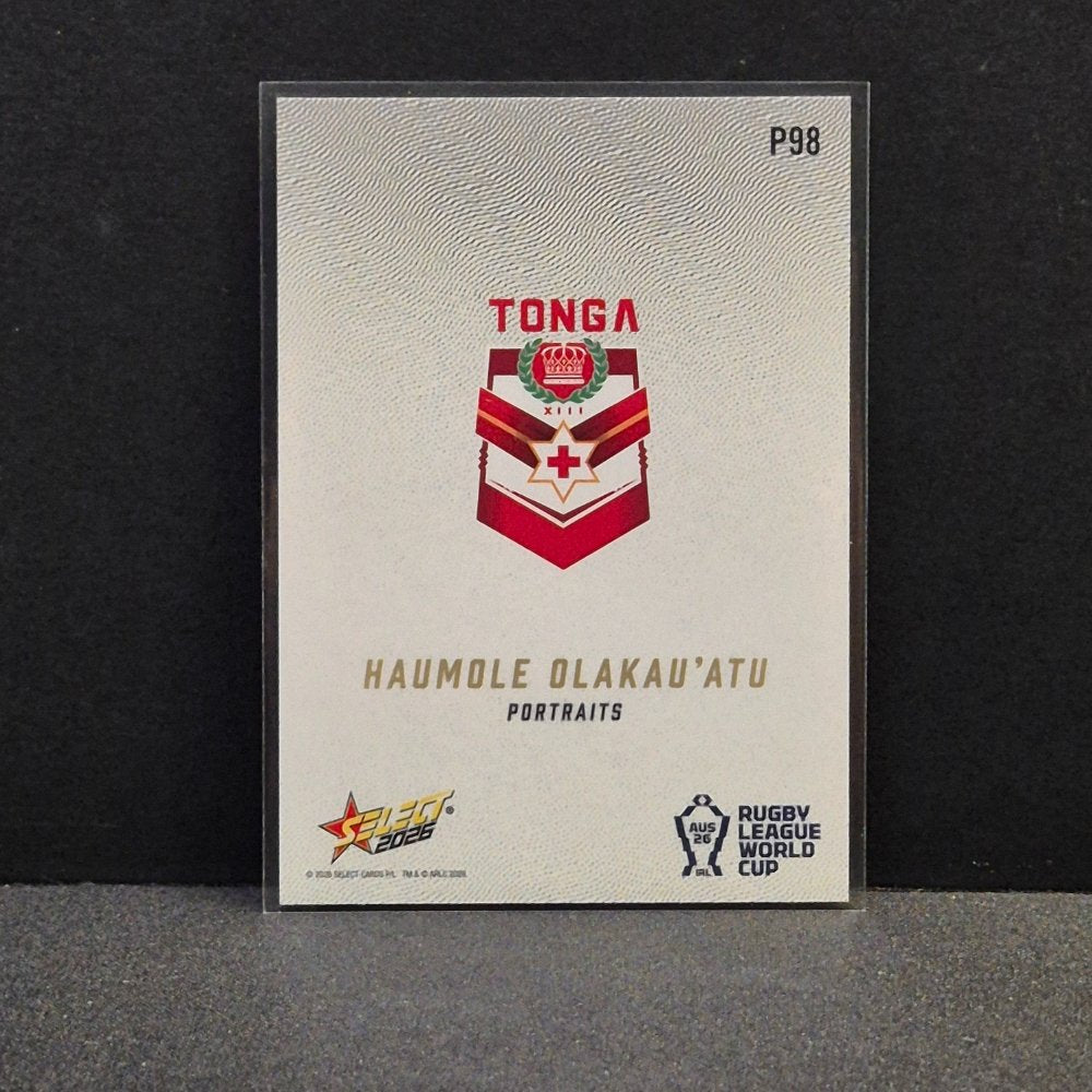 2026 NRL Rugby League World Cup Hobby - Portraits - P98 - Haumole Olakau'atu