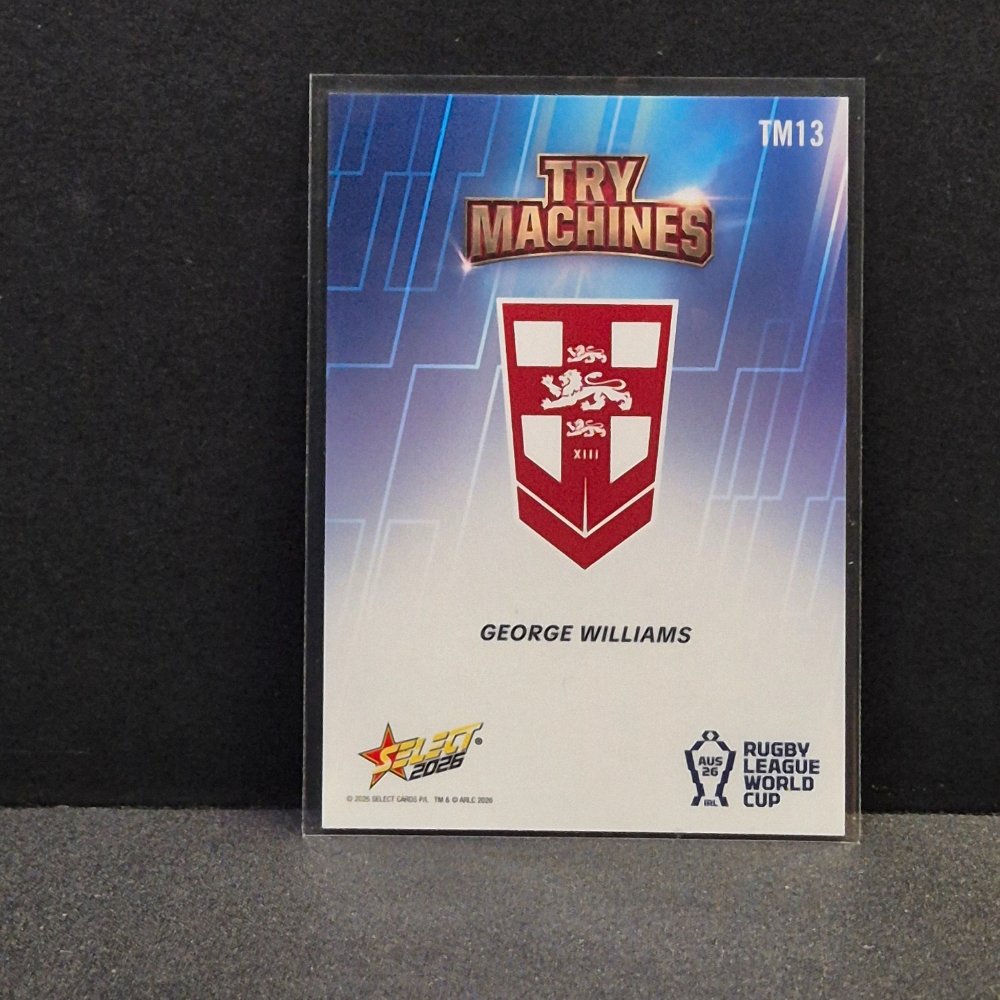 2026 NRL Rugby League World Cup Hobby - Try Machine - TM13 - George Williams
