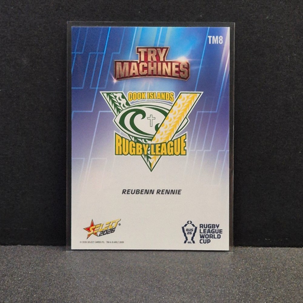 2026 NRL Rugby League World Cup Hobby - Try Machine - TM8 - Reubenn Rennie