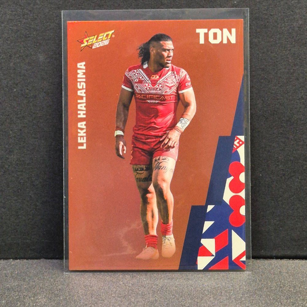 2026 NRL Rugby League World Cup Hobby - Parallel Orange - BO123 - Leka Halasima